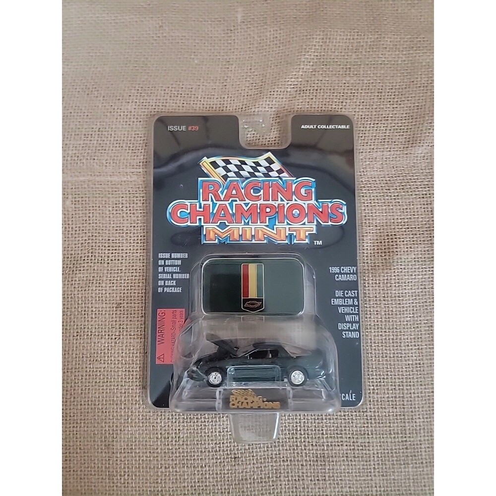 Racing Champions 1996 Chevy Camaro Green 1:59 Diecast Car